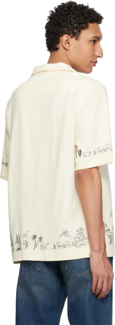 Paul Smith Mens Short Sleeves Regular Fit Shirt With Embroideredy In Neutral