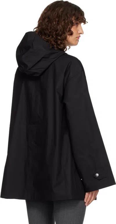 Totême Black Technical Scarf Jacket In Black