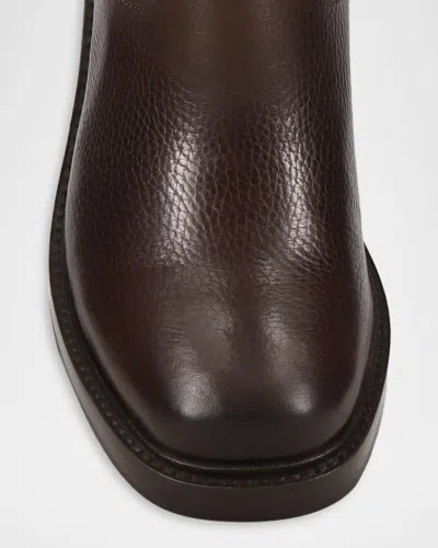 Frye Kate Leather Pull-on Boots In Brown