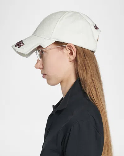Balenciaga Blackletter Script Logo Baseball Cap
