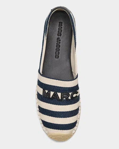 Marc Jacobs Espadrilles Jute Sole Round Toe Striped In Multi