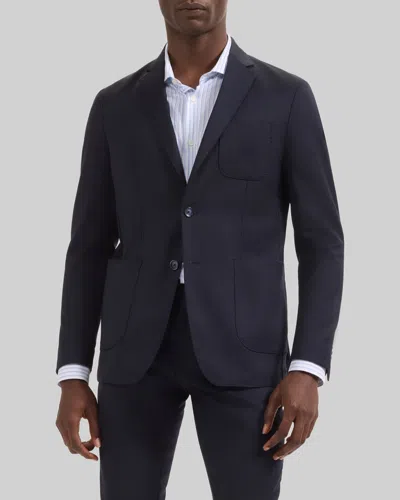 Bugatchi Men & Apos;s Solid Wool Two-button Blazer In Blue