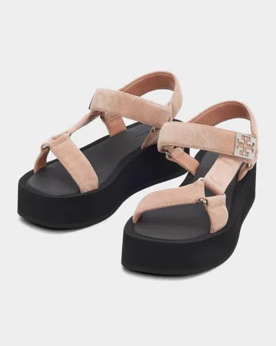 Tory Burch Mellow Platform Sandals In Multi