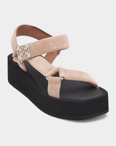 Tory Burch Mellow Platform Sandals In Multi