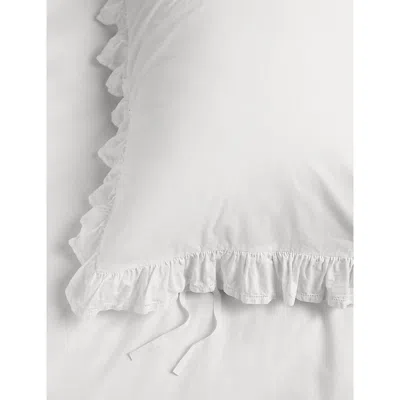 Tekla Broken White Elodie Cotton Pillow Case In White