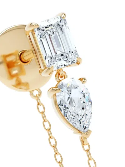 Loev Diamond Chain-link Stud Earring In Neutral