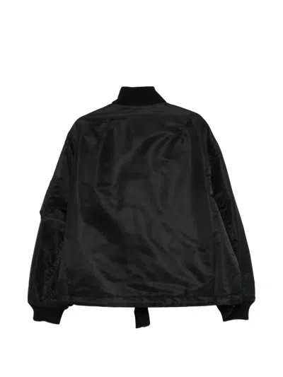 Applied Art Forms Logo-patch Jacket In Black
