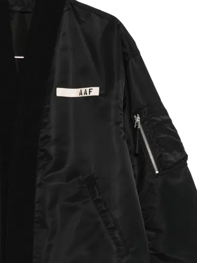 Applied Art Forms Logo-patch Jacket In Black
