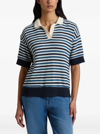 Woolrich Striped Knit T-shirt In Multi