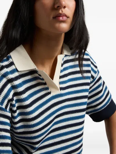 Woolrich Striped Knit T-shirt In Multi