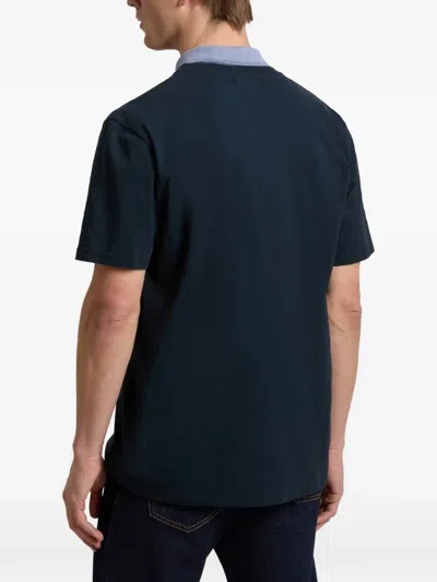 Woolrich Front-logo T-shirt In Blue