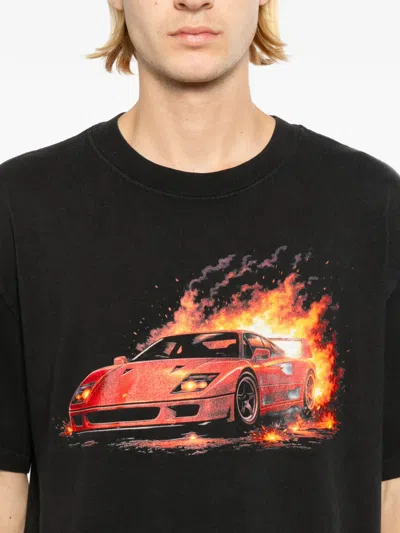 Melt Graphic-print T-shirt In Black