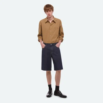 Helmut Lang Jean Short In Rinsed Indigo
