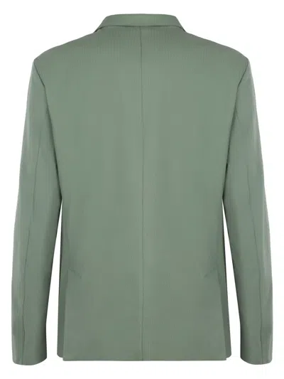 Herno Single-breasted Two-button Jacket In Green