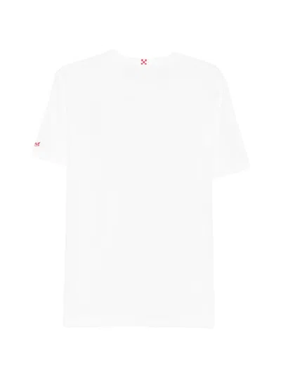Mc2 Saint Barth Embroidered-design T-shirt In White