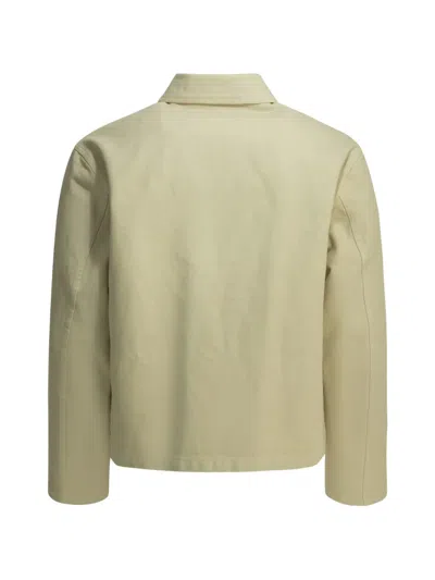 Auralee Patch-pocket Coats In Neutral