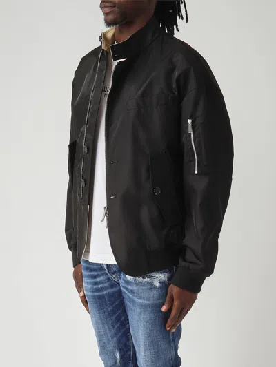 Dsquared2 Jacket Men  In Black