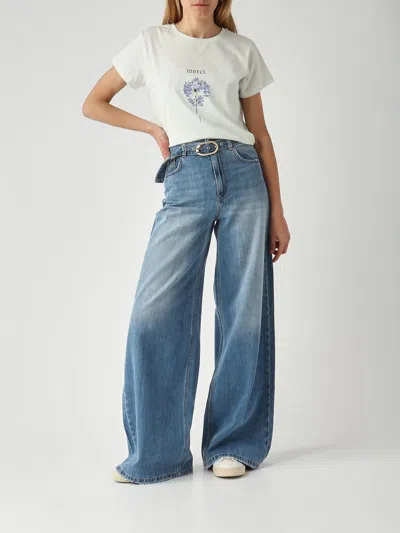 Twinset Print Regular T-shirt In White