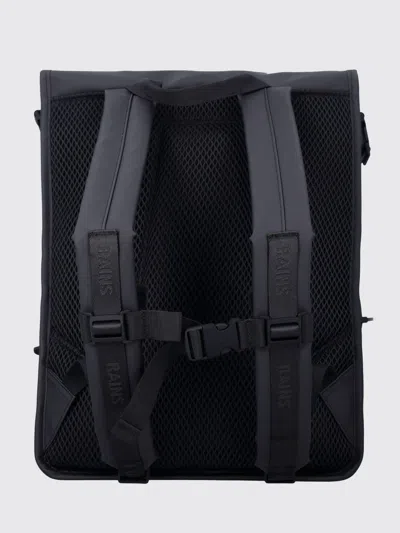 Rains Trail Mountaineer Rolltop Front-pocket Backpack In Black
