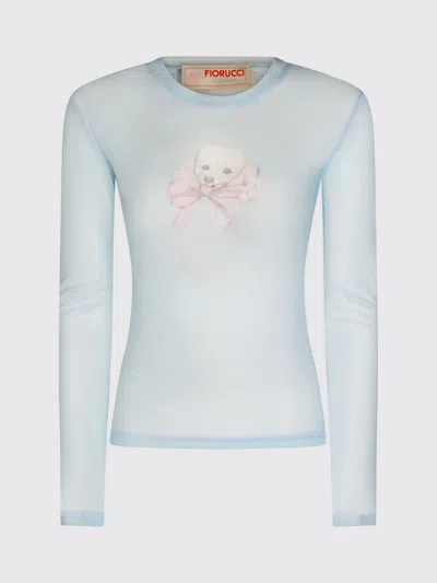 Fiorucci Top Blu E Verdi In Blue