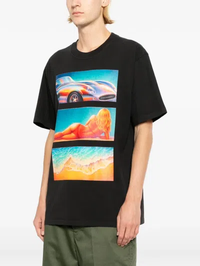 Melt Printed T-shirt In Black