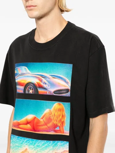 Melt Printed T-shirt In Black