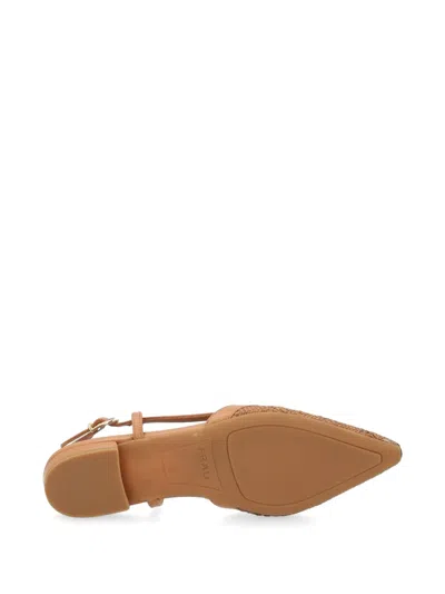 Frau Herringbone-effect Pumps In Brown