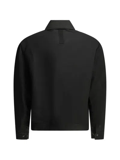 Junya Watanabe Flap-pocket Overshirt In Black