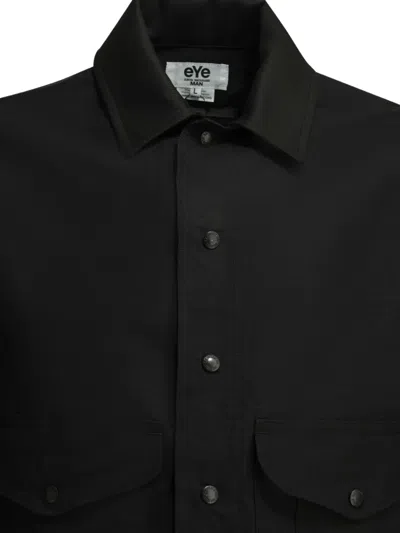 Junya Watanabe Flap-pocket Overshirt In Black