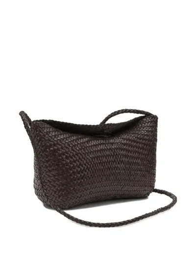 Dragon Diffusion Woven Texture Shoulder Bag Single Strap In Red