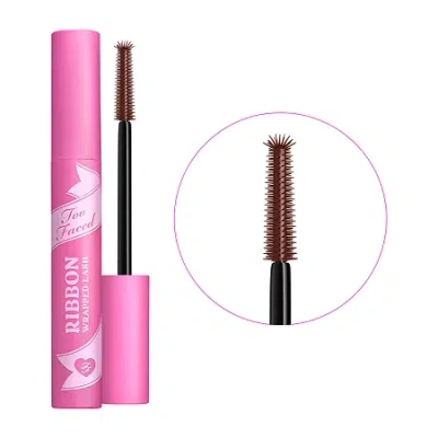 Too Faced Ribbon Wrapped Lash Extreme Length Tubing Mascara Chocolate 0.27 Oz/8 ml In Brown