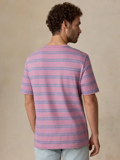 Faherty Sunwashed Regenerative T-shirt In Multi