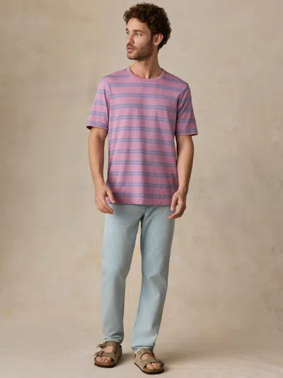 Faherty Sunwashed Regenerative T-shirt In Multi