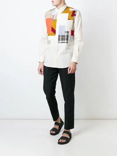 Junya Watanabe Patchwork Shirt In White