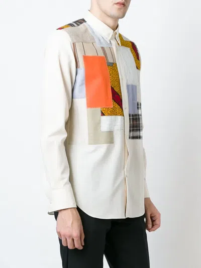 Junya Watanabe Patchwork Shirt In White