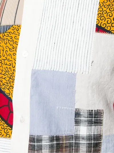 Junya Watanabe Patchwork Shirt In White