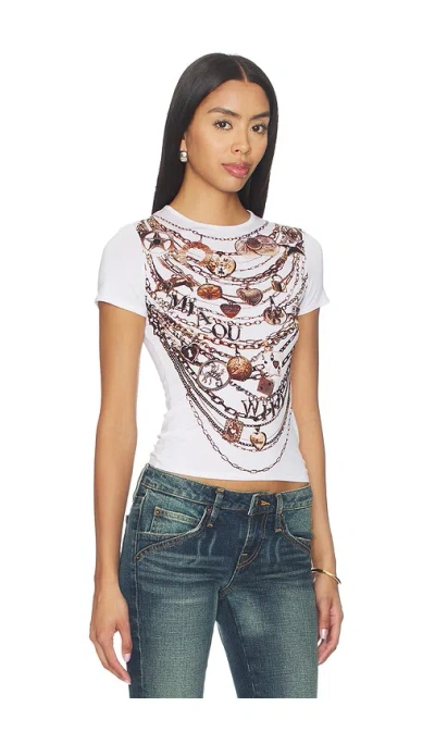 Miaou Mini Tee In White