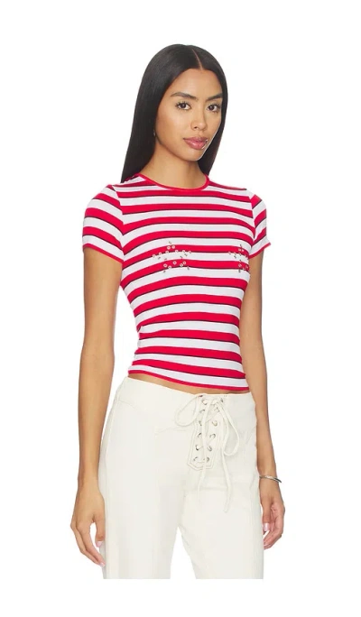 Miaou Mini Tee In Red