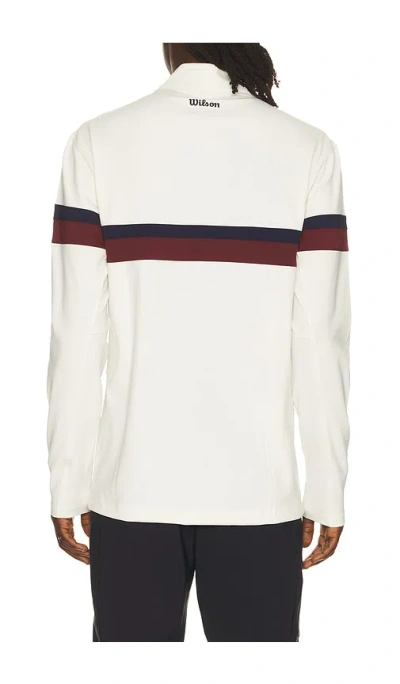 Wilson Elevate Performance Half-zip In White