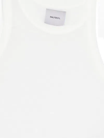 Halfboy Sleeveless Top In White