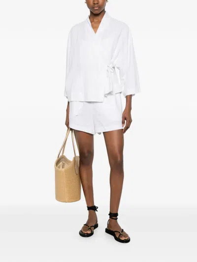 Osklen Elasticated Shorts In White