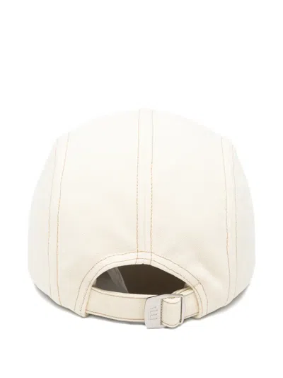 Etudes Studio Logo-plaque Four-panel Cap In White