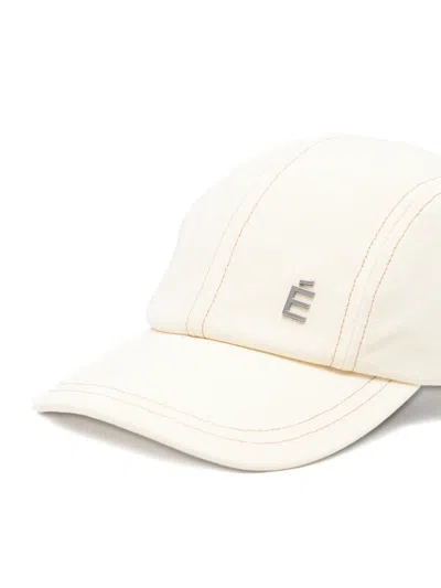 Etudes Studio Logo-plaque Four-panel Cap In White