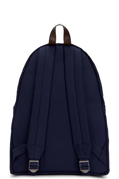 Polo Ralph Lauren Polo Bear Canvas Backpack In Newport Navy In Blue