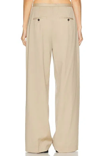 Rohe Relaxed Drawstring Trouser In Brown