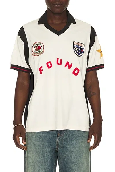 Found Embroidered-patch Panelled T-shirt In Gray