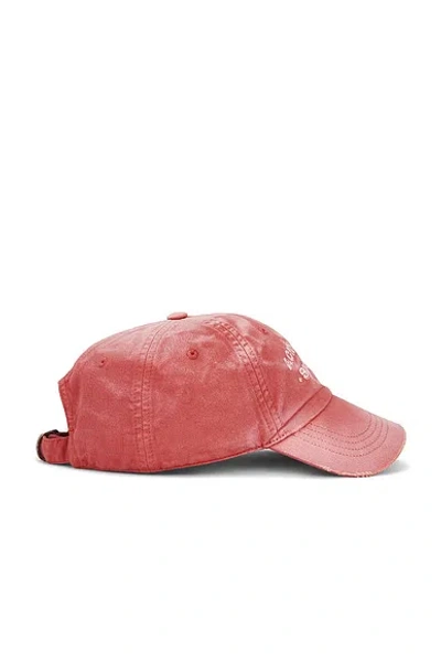 Acne Studios Cuddy Sunkissed Cap In Orange
