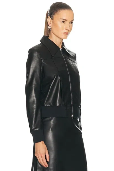 Ezr Eclipse Bomber Jacket In Black