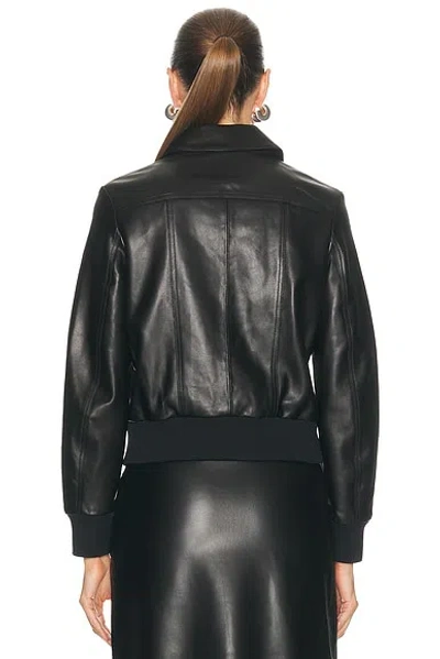 Ezr Eclipse Bomber Jacket In Black