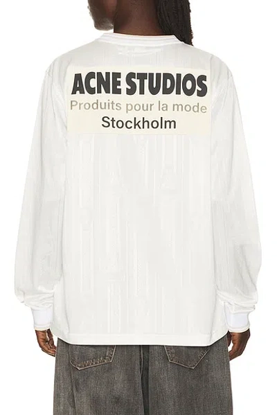 Acne Studios Erwin Sport Tee In White